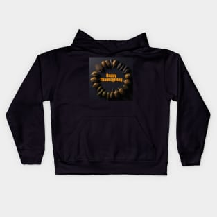 Happy Thanksgiving Greetings Kids Hoodie